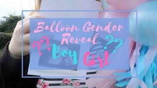 Baby Gender Reveal Balloon Pop [upl. by Anaic]