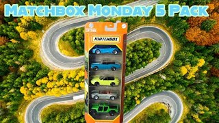 Matchbox 5 Pack Review MBX Blue Highways II Monday Edition Matchbox DiecastCars Jeep Porsche [upl. by Preuss]