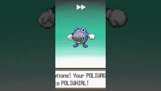 Poliwag is evolving Pkmn world Pokemon heartgoldpkmnworld poliwhirl pokemonevolution pokemon [upl. by Dunton]