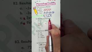 Multiplicación de Monomios Monomio por Monomio Ejercicios de Álgebra maths cursos clases [upl. by Anaert951]