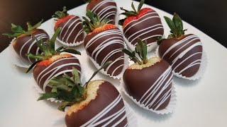 How to Dip PROFESSIONAL Chocolate Strawberries EASY [upl. by Letty]