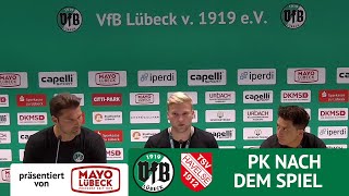 PK nach dem Heimspiel  VfB Lübeck vs TSV Havelse  Saison 202425 [upl. by Zindman]