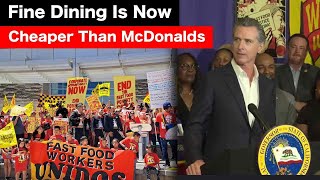 Californias 20 Minimum Wage is Putting FAST FOOD Out of Business [upl. by Mundford]