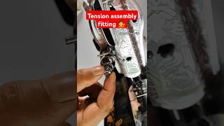 Sewing machine tension assembly fitting ✨ sewingtipsandtricks sewingmachine sewingmachinerepair [upl. by Ahseral162]