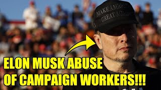 Musk Canvassers were LIED to CHEATED ABANDONED and WORSE [upl. by Samoht574]