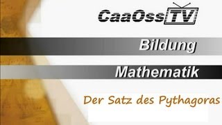 Satz des Pythagoras [upl. by Buehler]