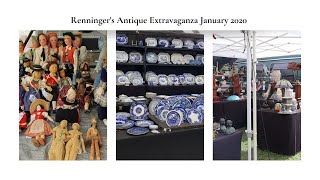 Renningers Mt Dora FL January 2020 Antique Extravaganza [upl. by Platon]