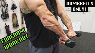 Intense 5 Minute Dumbbell Forearm Workout 2 [upl. by Mundford]