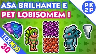 Asas da Dríade Minérios Hardmode e Pet Lobisomem • Terraria Mobile 30 [upl. by Tnattirb]