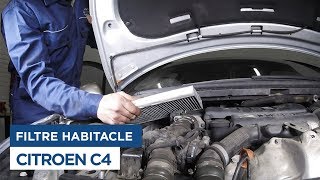 Citroën C4  Changer le Filtre dHabitacle [upl. by At]