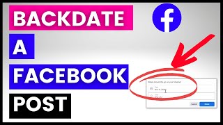 How To Backdate A Facebook Post in 2024 [upl. by Dzoba]