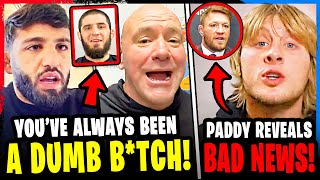 Islam Makhachev RECEIVES WARNING before UFC 302 Paddy Pimblett REVEALS BAD NEWS Colby Covington [upl. by Manson834]