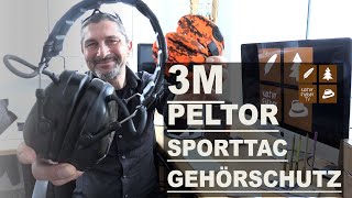 PRODUKTCHECK 3M PELTOR SPORTTAC  Elektronischer Gehörschutz [upl. by Anilave872]