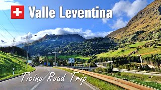 Leventina Valley • Scenic Drive in Southern Switzerland 🇨🇭 4K [upl. by Dyanna]