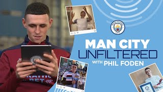 FODEN UNFILTERED  Phil Foden takes us through his Instagram [upl. by Noreht]