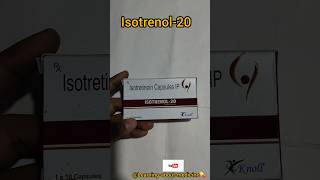 Isotretinoin capsule isotrenol20skincare pharmacist youtube shortisotretinoin [upl. by Anitselec]