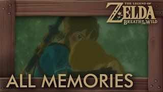 Zelda Breath of the Wild  All Memories Zelda amp Link Cutscenes Full Past Story [upl. by Yanaton]