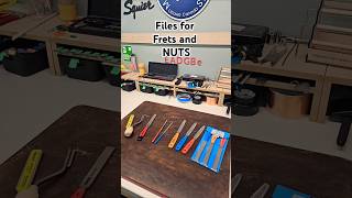 Guitar Setup Tools 7 Fret and Nut Files [upl. by Nednerb624]