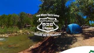 Dennison Park Campground Ojai California CA 360 VR 4k [upl. by Nadya]