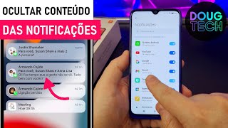 Como OCULTAR o CONTEÚDO das Notificações no Xiaomi [upl. by Godden]