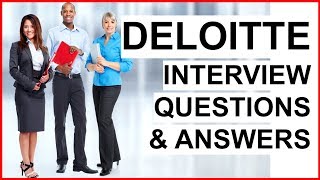 DELOITTE Interview Questions And Answers BIG FOUR Accounting Firm Interview Questions [upl. by Asaert]