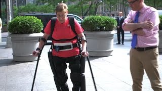 Watch an Exoskeleton Allow the Disabled to Walk [upl. by Jelks]