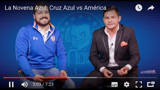 La Novena Azul Cruz Azul vs América [upl. by Herriott]