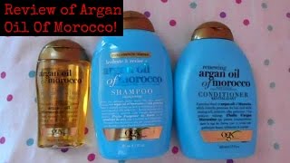 OGX Argan Oil Of Morocco Shampoo Review [upl. by Katrine999]