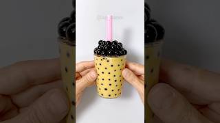 역재생 버블티 말랑이⏪⏪⏪Reverse Play🧋Boba Tea Squishy DIY with Nano Tape 실리콘테이프 [upl. by Nutsud]