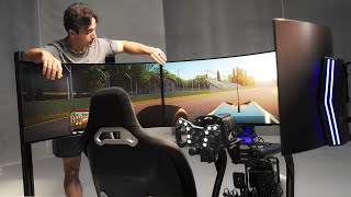 I built an insane racing simulator [upl. by Atteynek]