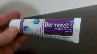 Dermoteen whitening cream Review Dermoteen whiteningcream spf30 [upl. by Aveneg]