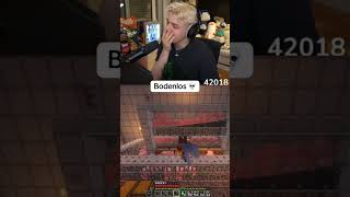 Bodenlos papaplatte minecraft minecraftshorts minecraftmemes [upl. by Verney]