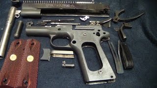 Colt 1911 government model disassembly [upl. by Hotze704]