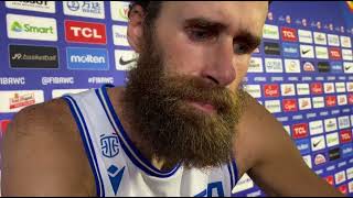 Italia Gigi Datome dopo la sconfitta con la Lettonia quotGiocano una bellissima pallacanestroquot [upl. by Nyleuqaj]