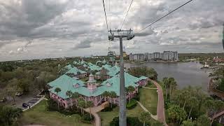 WDW Skyliner Ride from Disneys Caribbean Beach Resort  312024 [upl. by Nagaet744]