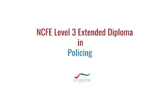 NCFE Level 3 Extended Diploma in Policing [upl. by Andrews783]