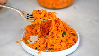 Fermented Carrot Pickle  Traditional Recipe from India [upl. by Hakon]