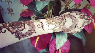 Diwali special mehndi design for backside of hand 2017 1 [upl. by Odlaniger336]