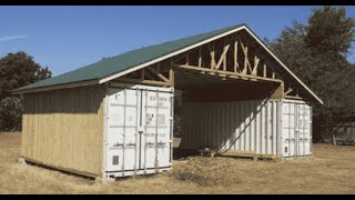 Shipping Container Garages The Good Bad and Ugly [upl. by Brawner]