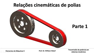 Cinemática  Aula 25  Acoplamento de polias [upl. by Gweneth]