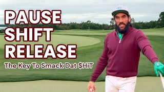 Pause Shift Release The key to hitting the golf ball [upl. by Kalin161]