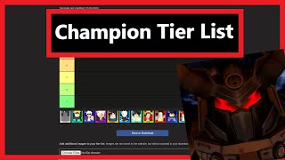 Roblox Death Ball  Champion Tier List [upl. by Betta]