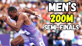 Letsile Tebogo BEAT Noah Lyles in the Semfinal over 200m II 2024 Olympic Games Paris [upl. by Asiral105]