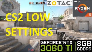 CS2 Deathmatch  R5 7600x RTX 3060Ti  Low Settings [upl. by Serrell]