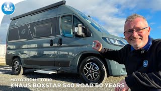 Motorhome Tour Knaus Boxstar 540 Road 60 Years  Luxury German Quality in a 541m Van Conversion [upl. by Adlemi]