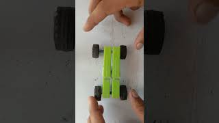 How To Make a Mini Latch Rubber Band Car shorts [upl. by Latsirc]