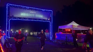 Brita Night Run 10k POV Pouring rain Vancouver 2024 [upl. by Loree779]