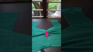 കുഞ്ഞു elastic കൊണ്ടു ഒരു design itsminebyshalima neckdesign stitching tailoring tailoringtips [upl. by Leonanie]