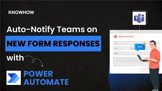 Send Teams Notifications for New Form Responses with Power Automate [upl. by Aneehsram]