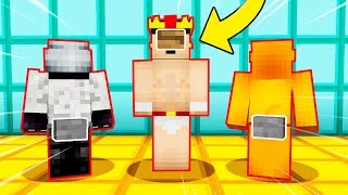 YOUTUBERS NOOBS VS EL BOTÓN SECRETO 😂 MAPA DE MINECRAFT [upl. by Mlawsky244]